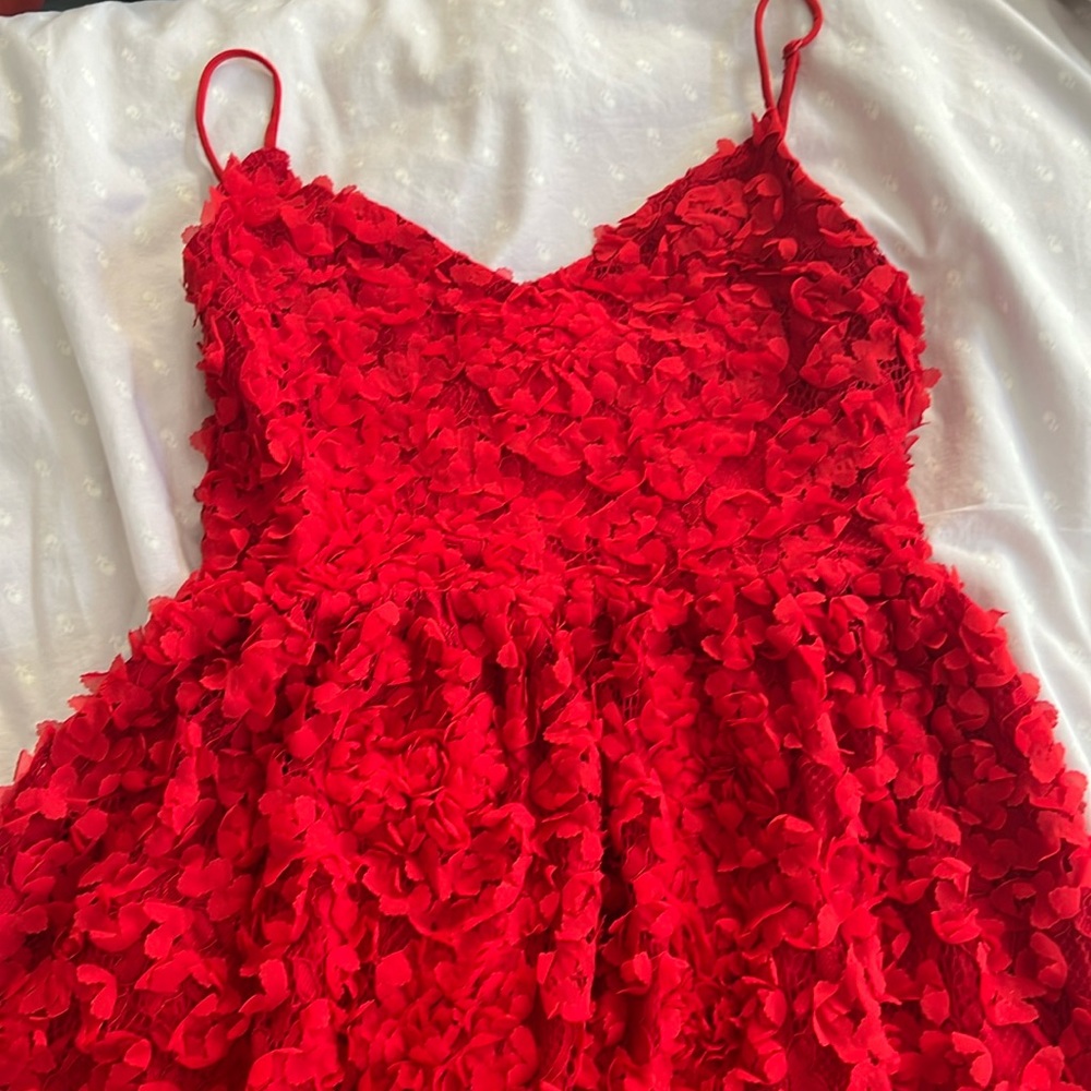 3D flower dress